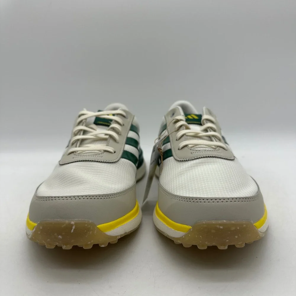 Adidas JI4030 Mens Size 9 S2G SL 24 White/Collegiate Green Spikeless Golf Shoes‎